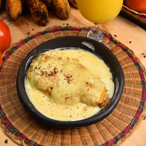 DeLulus Cali maduro con queso fundido