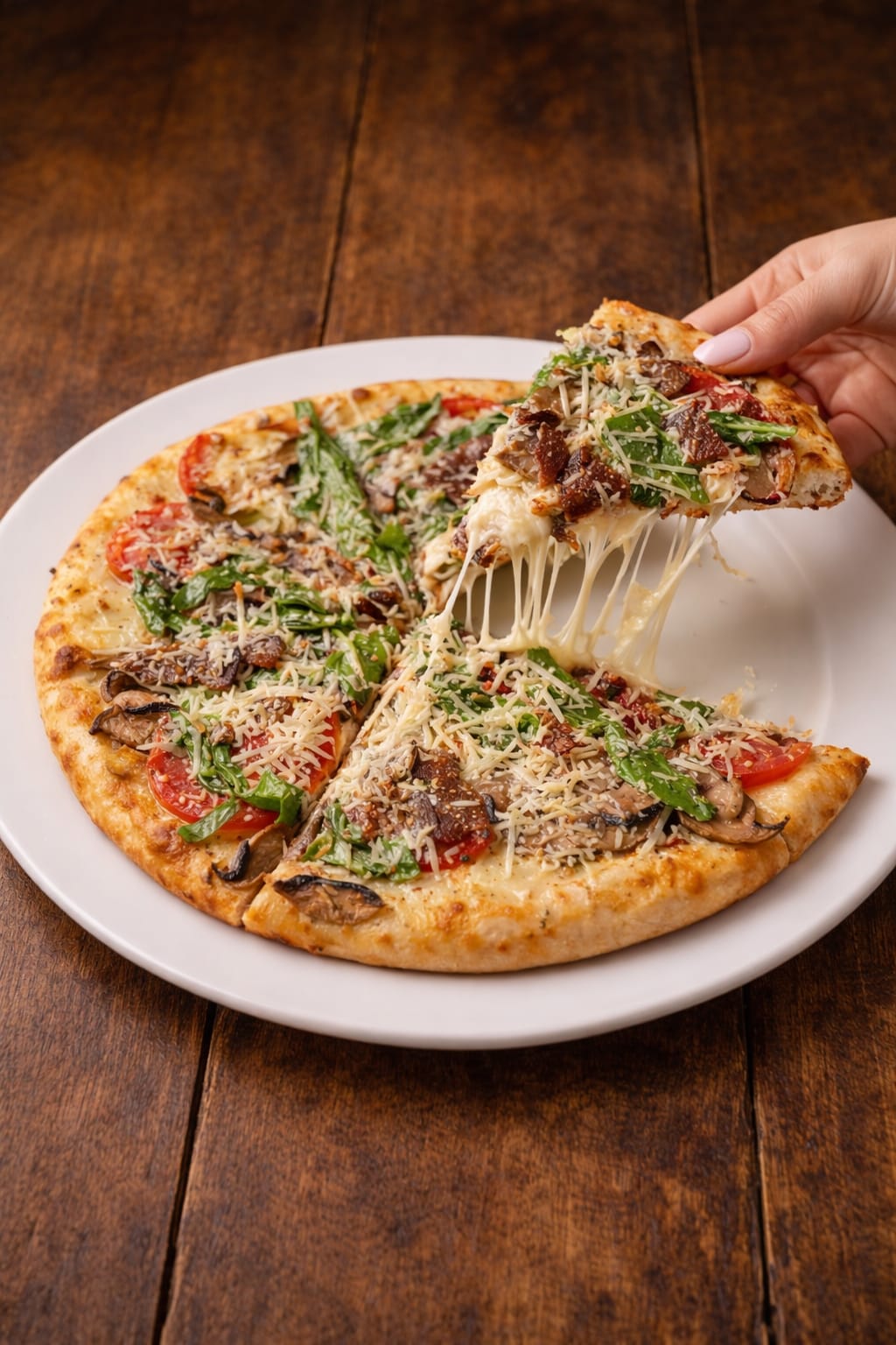 pizza vegana (sin queso) pizza vegana (sin queso)