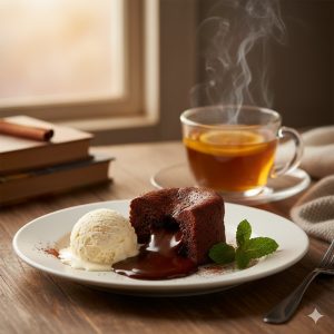 DeLulus Cali torta de chocolate con helado